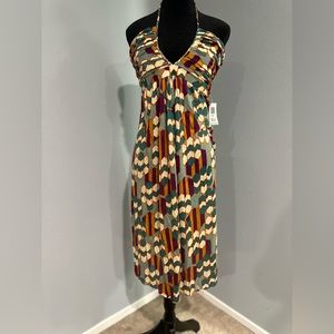 NWT T-bags Los Angeles halter dress size L